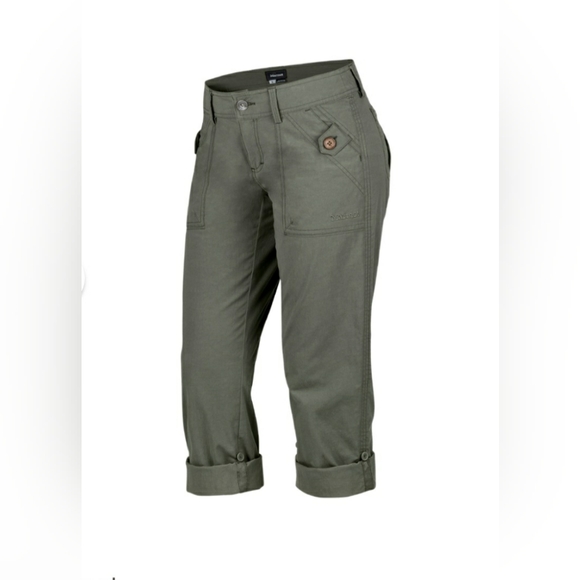 Marmot Pants - Marmot Ginny Cotton Convertible Lightweight Straigt Leg Pants Size 6 Outdoor
